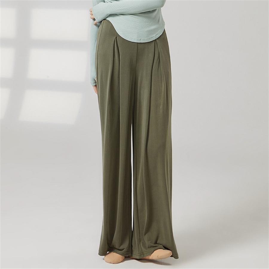 

Women Classical Dance Training Flared Pants Breathable Loose Leg Female Ballet Modern Dance Performance Elegant Trousers XS