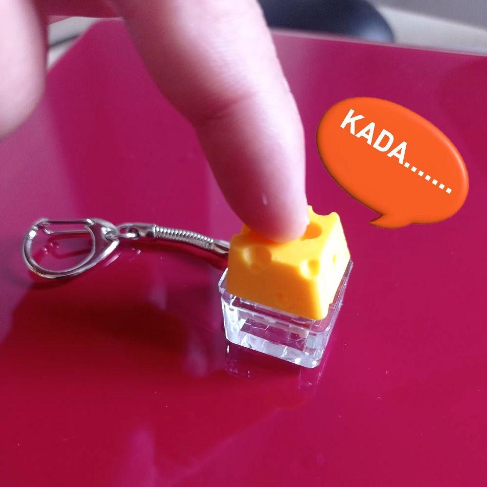 Antistress Anxiety Keyboard Stress Relief Button Crisp Keys Fidget Clicker Keychain