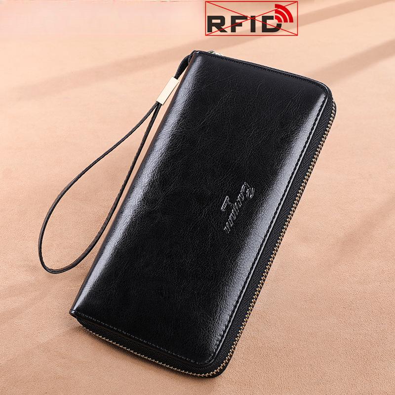 Women's RFID Anti-Theft Long Wallet - Clutch Purse, Coin Pouch & Card Holder