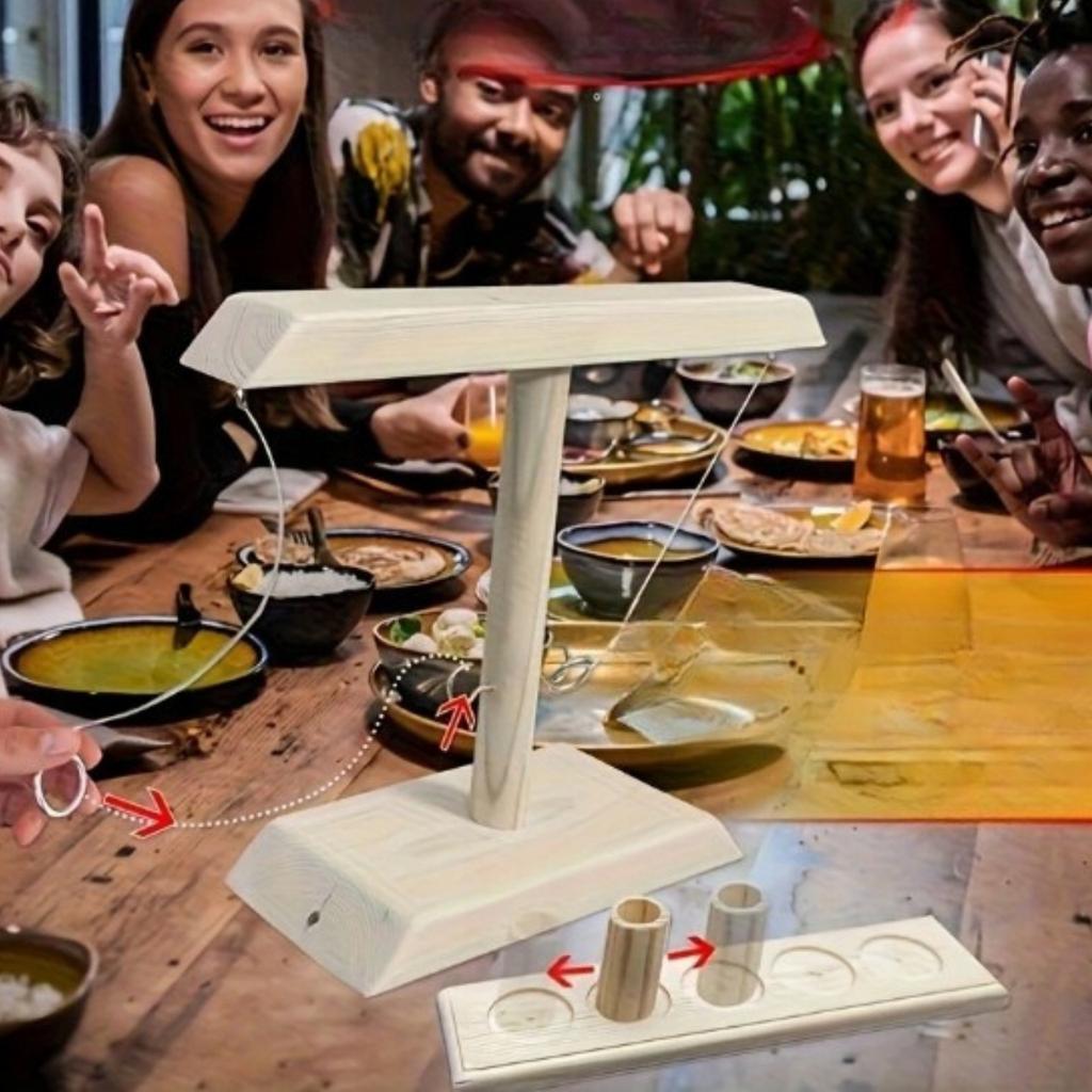 Ringwurfspiel RING TOSS GAME Tisch-Holz-Party