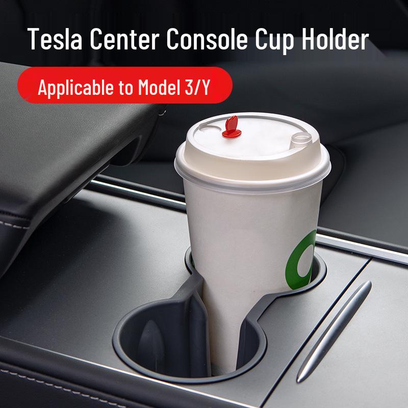 Tesla Model 3/Y Cup Holder Limiter & Console Sleeve