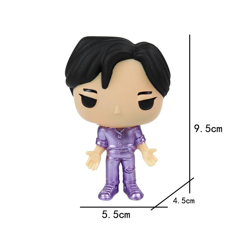 10 Stück Kpop Dämonenjäger Figur PVC Modell Anime Figur Sammlung Statue Schreibtisch Dekoration Puppen Kinderspielzeug Halloween Geschenke