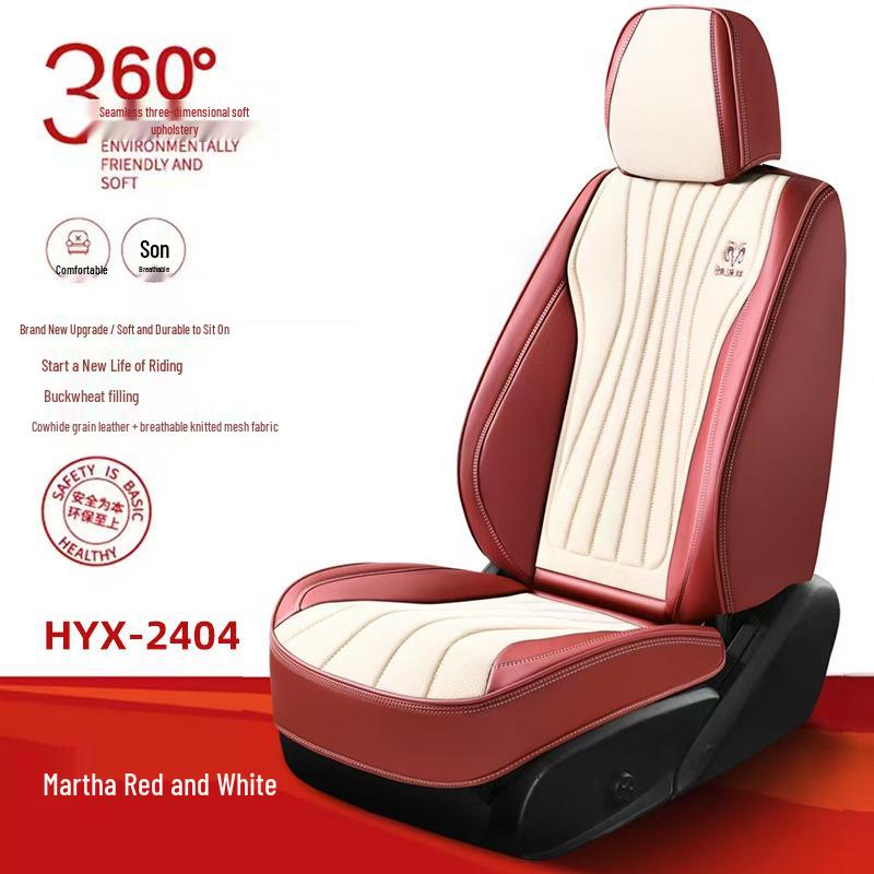 All-Season Flax Car Seat Cover - Full Surround Cushion