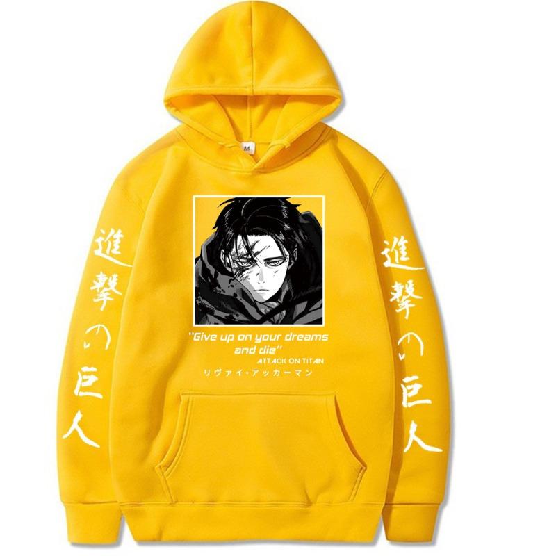 Attack on Titan Japanese Animation Men's Hoodie Autumn Sweatshirt Men Womnen Design Pullover Men's Fleece Hoodies