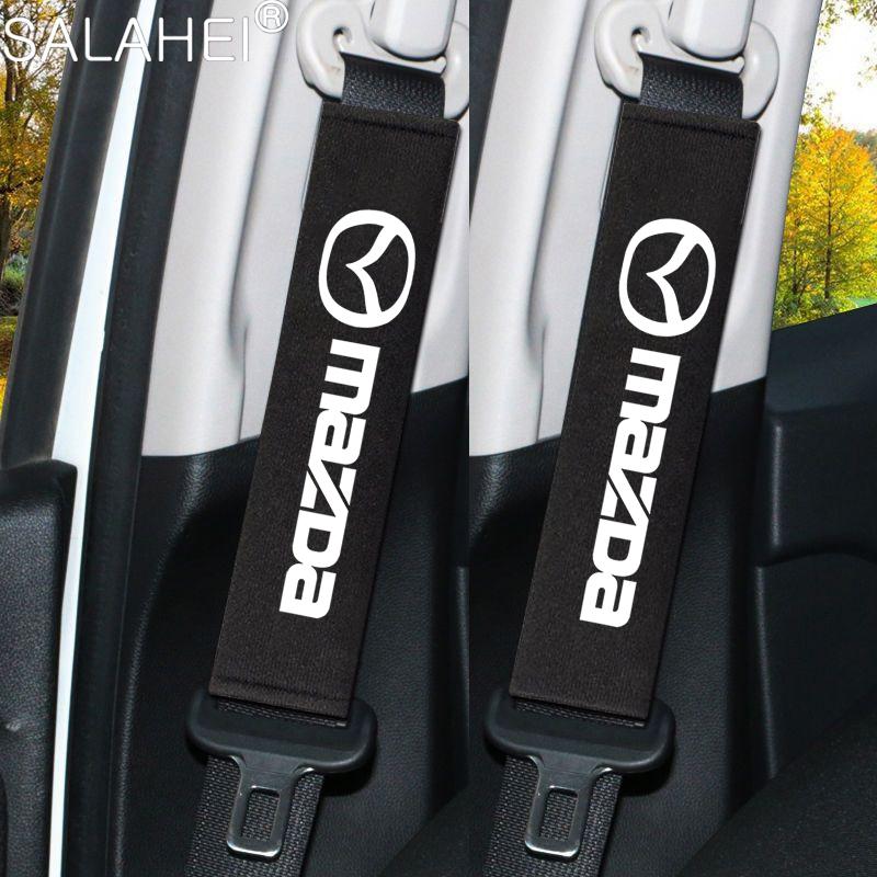 

Car Neck Pillow Headrest Seat Belt Shoulder Strap Pad For Mazda 2 3 5 6 BL BM GJ CX3 CX4 CX5 CX-5 CX8 KE KF CX7 CX9 MX5 CX30