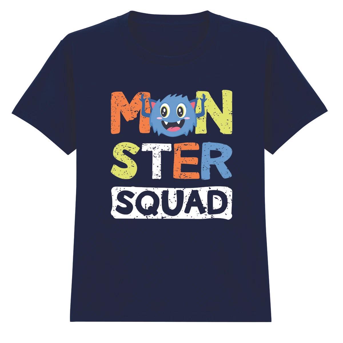 

Monster Squad Boys Girls Kids T-Shirt Fuzzy Monster Birthday Gift For Kids 140