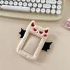 [TG835]1Pcs Students Idols Photos Protective Cover Cartoon Devil Plush Photocard Case Photo ID Credit Band Card Holder Card Case