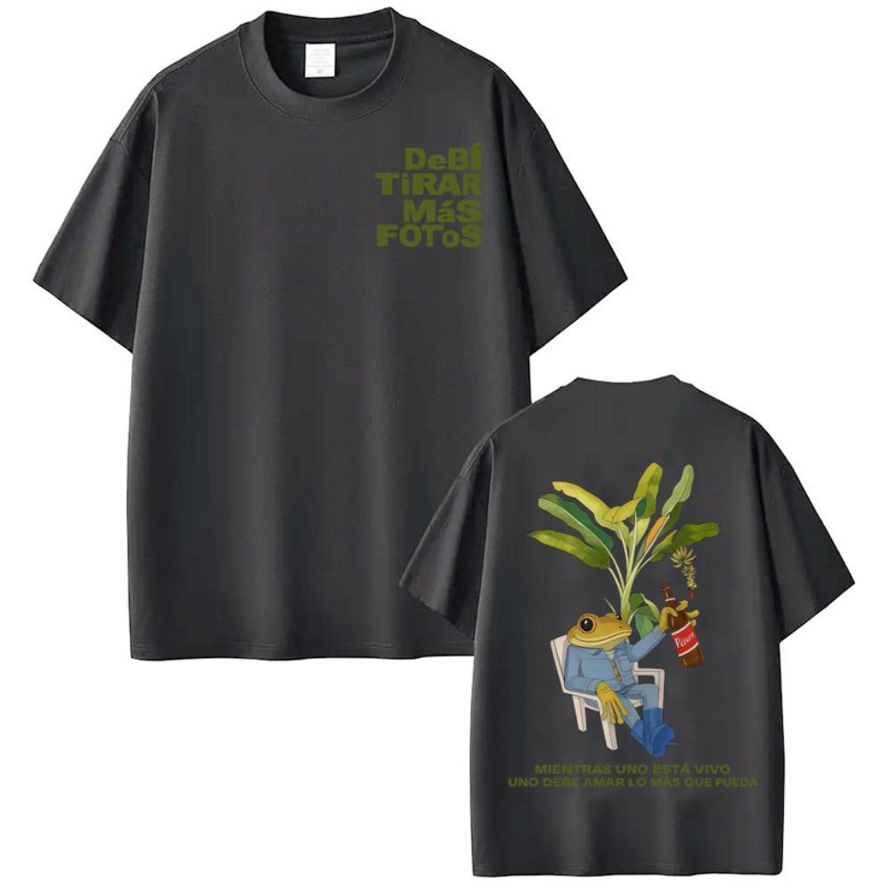 Rap Singer Peripheral T Shirt World Tour T Shirt Men's Fashion Retro Hip Hop Street Wear Cotton Round Neck Short Sleeve