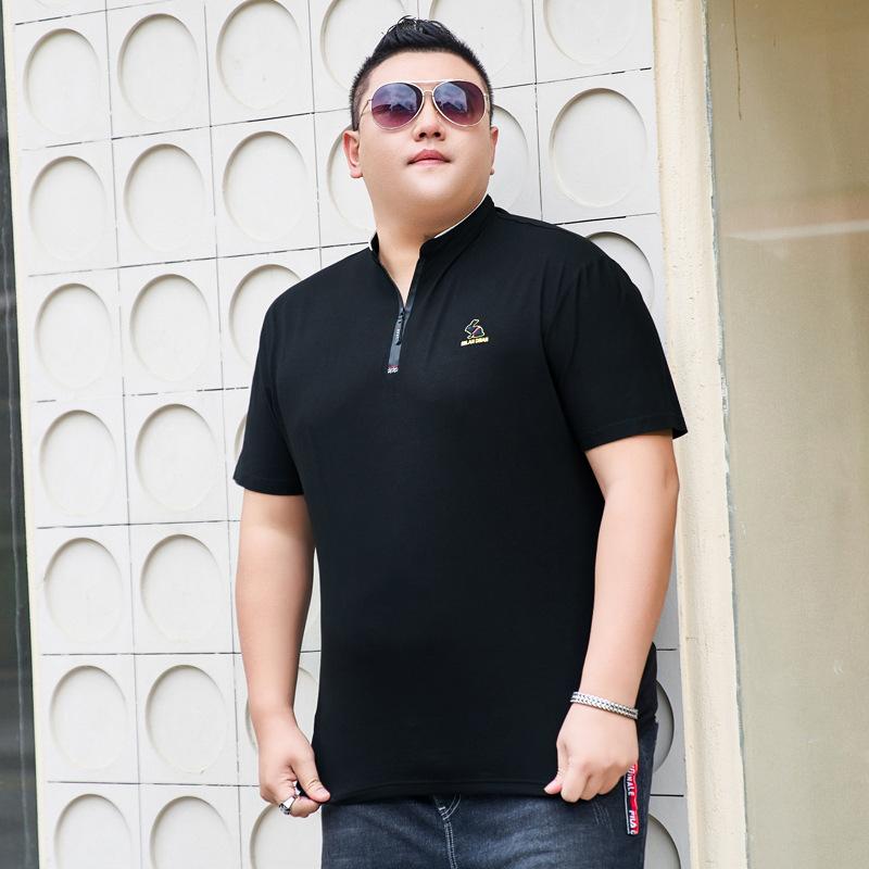 Толстая мужская толстая рубашка больших размеров с воротником-стойкой — фото 5