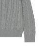 POLO RALPH LAUREN Cable Knit Cotton Sweater - Grey