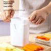 1 шт. Французька різалка для смаженої фрі Natural Cut Rapid Slicer Овочева картопляна нарізка Їжа Вегетаріанська нарізка для овочів Подрібнювач для овочів