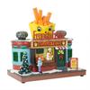 HHO-Cartoon French Fries House Decoration Figurine With LED Lights Christmashouse Decoration Chirtmas Desktop Decoration