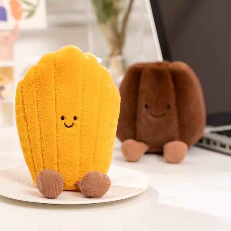 Cute Plush Dessert Doll Macaron and Egg Tart Stuffed Toy, An Irresistibly Adorable and Charming Gift Option