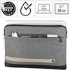Housse d'ordinateur portable "terra", jusq. 34 cm (13,3"), grise