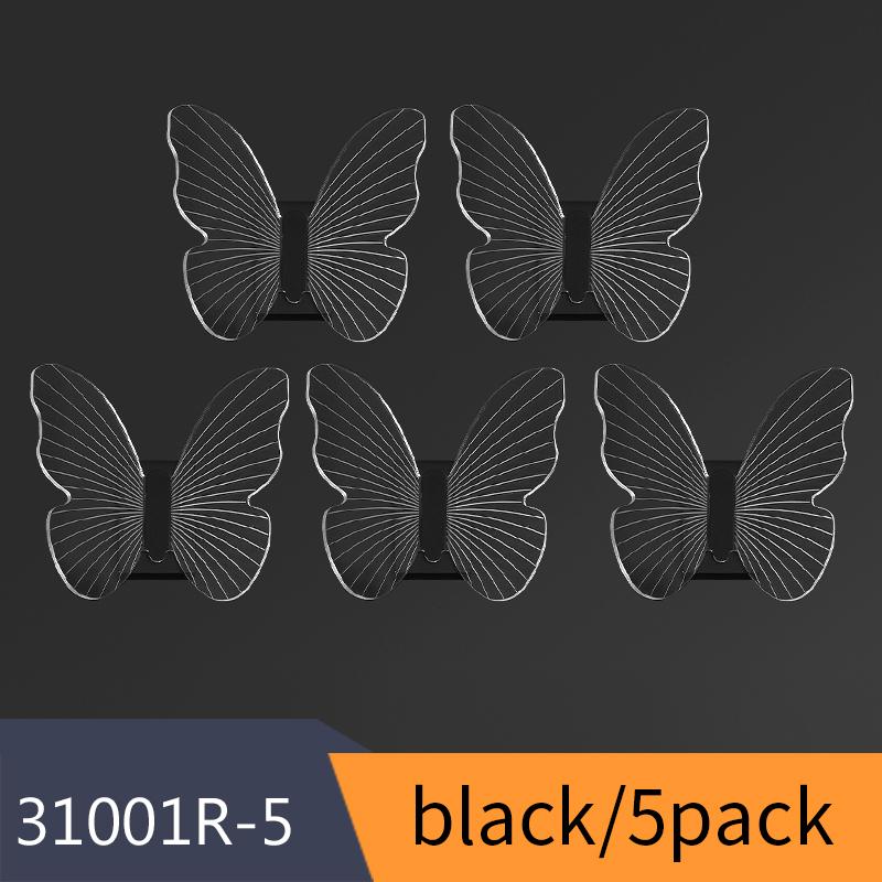 Robe Hooks Acrylic+Aluminum Alloy Towel Hanger Hooks For Clothes Coat Hat Bag Hooks Wall Mount Bathroom Accessories Door 31001