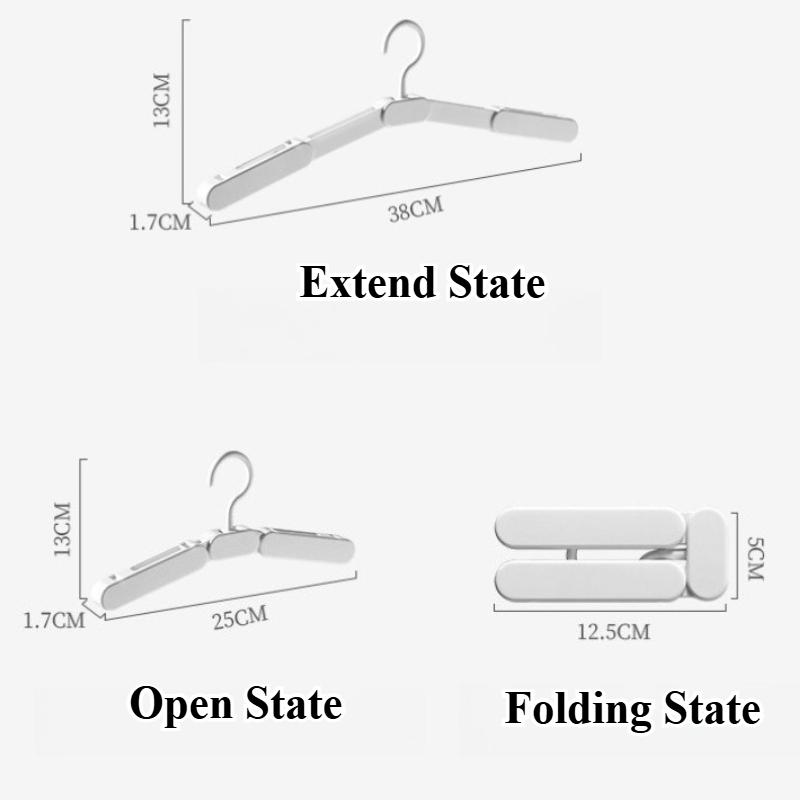 Foldable Clothes Hanger Portable Travel Hangers