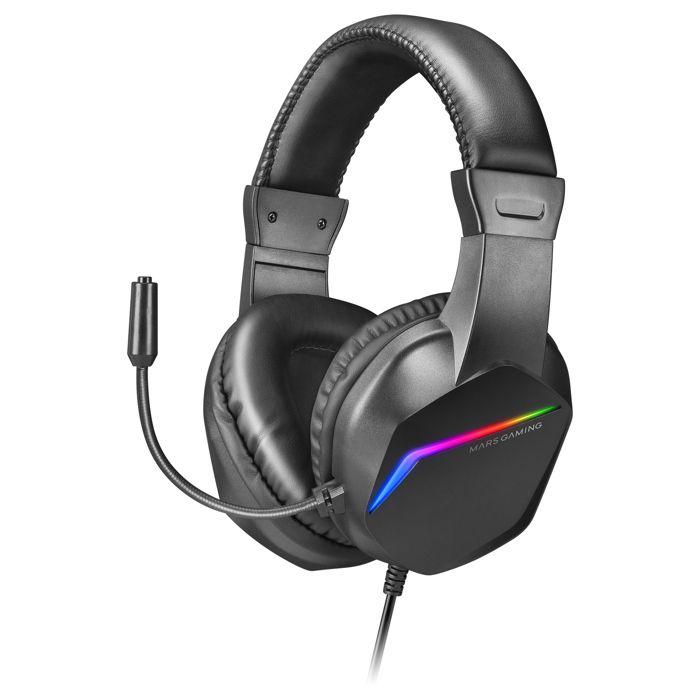 Herní sluchátka - Mars Gaming - MH122 - Do uší - Mikrofon - RGB podsvícení