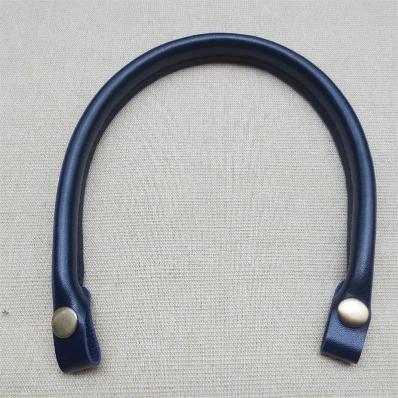 

1/2/3 шт. Замінні ручки для сумок для жіночих сумок, ремінь для плечової сумки, ремінь для сумки з ПУ шкіри, однотонний, із застібкою, аксесуари, ручка 2pcs темно-синього кольору