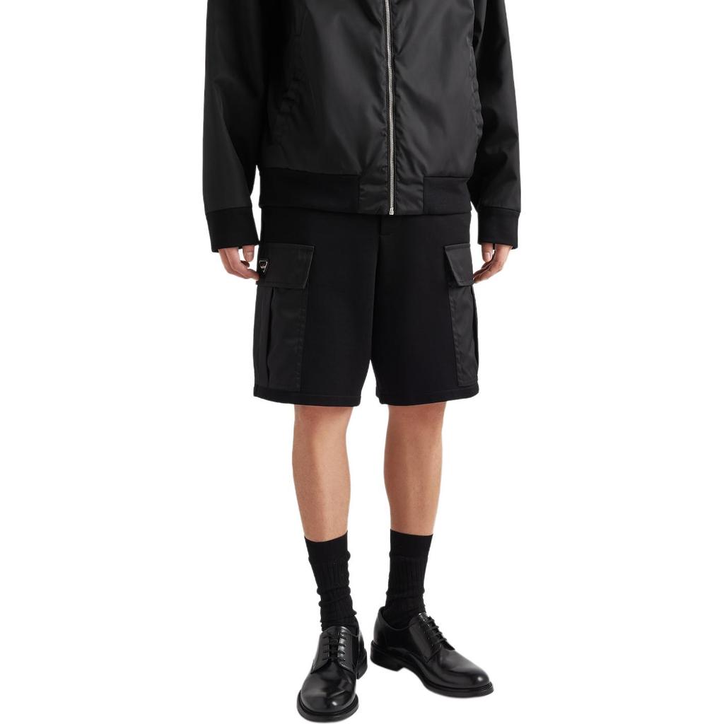 PRADA Triangle Logo Straight Leg Shorts UJP229-11JE-F0806-S-OOO