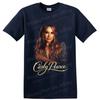 Carly Pearce Country Singer Portrait T Shirt Western Music Fan Graphic Art Tee