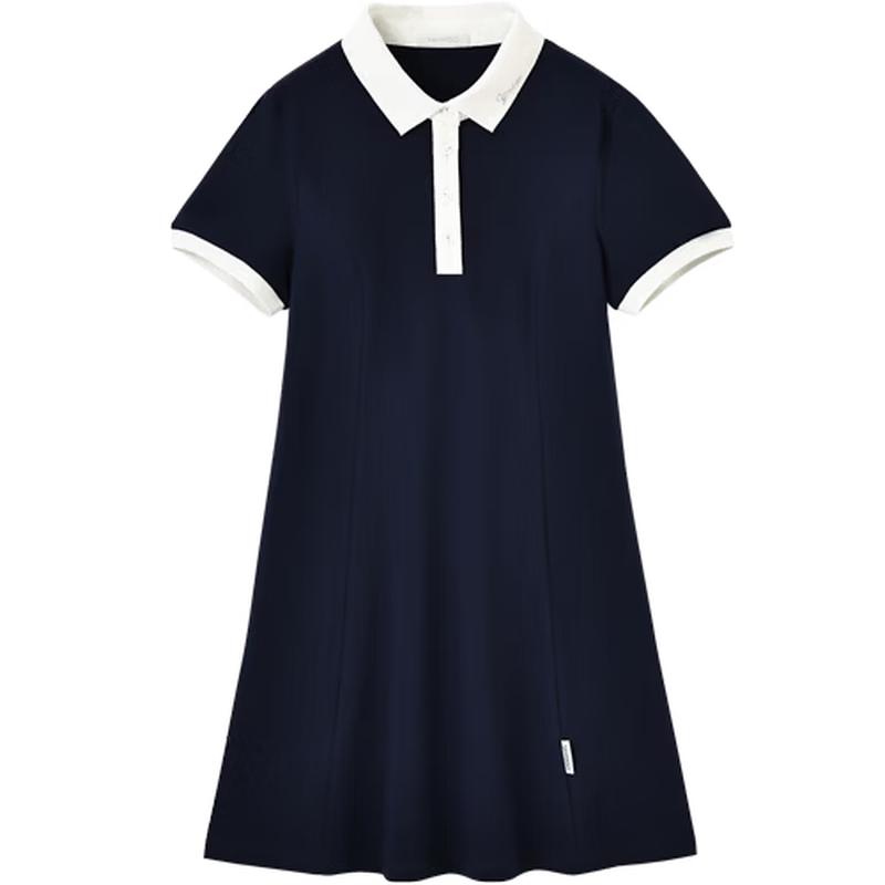 YEEHOO Little Ice Cream Girls' Cool-Touch Polo Dress