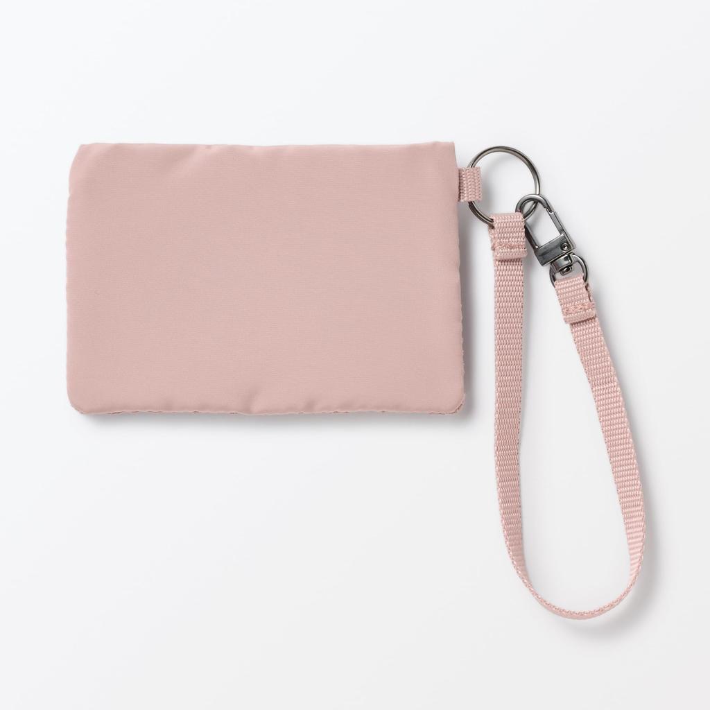 MUJI Polyester Card Case - Pink Approx. 8 x 12 cm 84769535