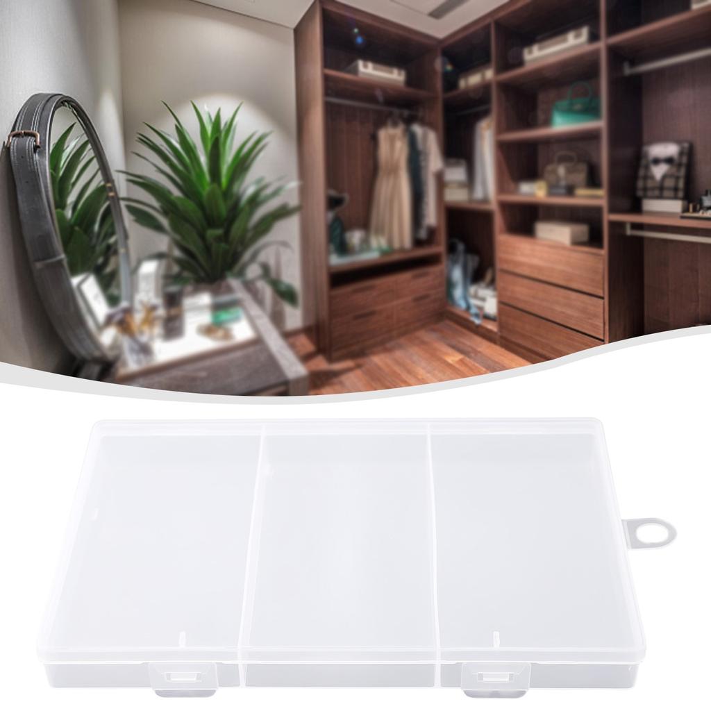 Organizer Storage Box Plastic Transparent Multifunctional Space Saving Jewelry