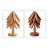 Foldable Wooden Trivets Anti Scald Insulation Pads Multifunctional Christmas Tree Coaster  Kitchen