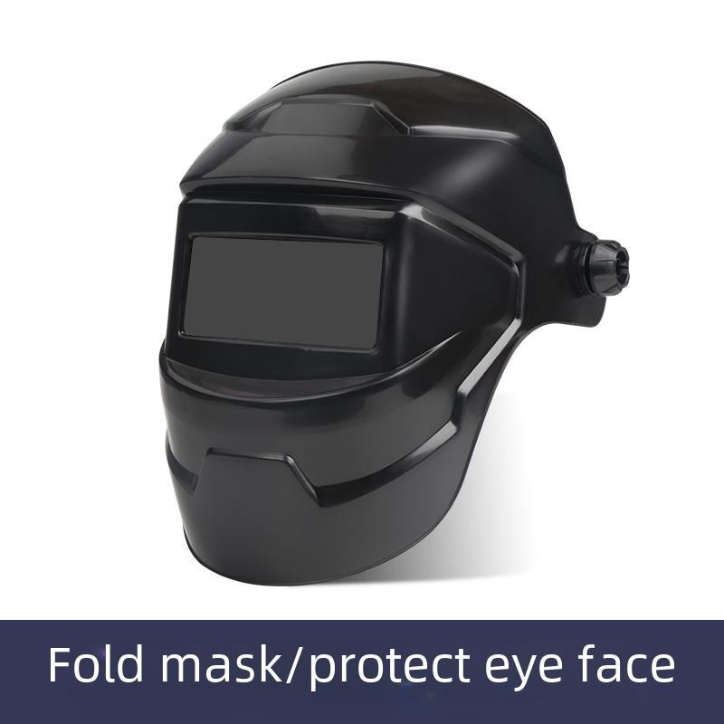 Solar Auto-Dimming Welding Mask, Anti-Spatter, Head-Mounted for Argon Arc