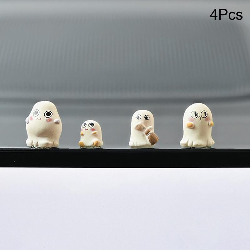 

Милый мультяшный автомобильный интерьер, забавный маленький автомобильный призрак, центральная консоль, зеркало заднего вида, украшения, автомобильные аксессуары, подарки