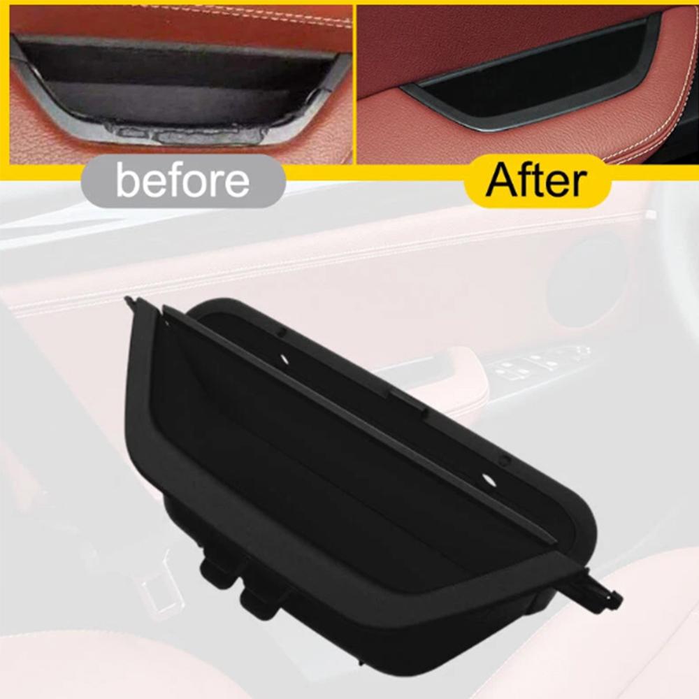 Front Driver Side Interior Door Inner Handle Pull Trim For BMW X3 X4, Black