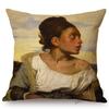 French Painter Eugene Delacroix Liberty Guiding The People Famous Oil Painting Home Decorative Pillow Case Sofa Cushion Cover