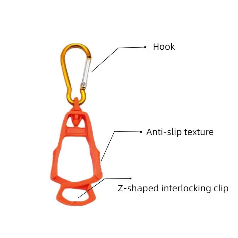 Multifunctional Glove Clip Holder Hanger Guard Labor Work Clamp Grabber Catcher Safety Work Tools Outdoor Glove Grabber Clip