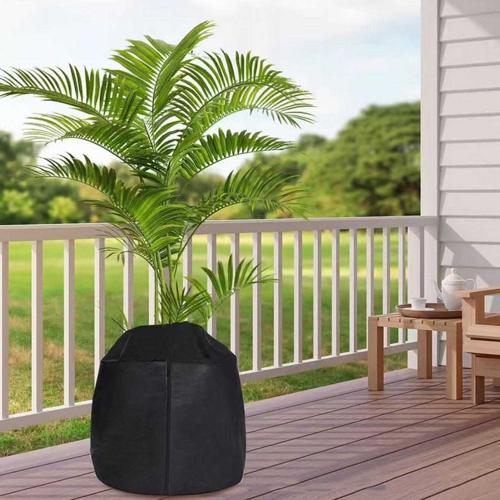 Plant Covers Reusable Flower Protective Bag with Zipper and Drawstring Frost Protection Covers for Garden Fruit Tree Potted