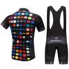 Summer Short Riding Bicycle Cycling Clothing Set Polka Dot Men/Women Sport Jerseys Suits