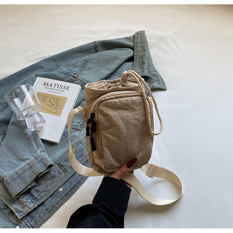 Casual versatile small square bag spring new fashion canvas small square bag high-end trend messenger bag