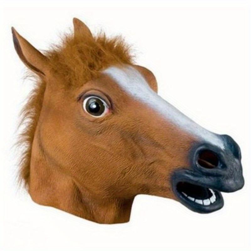 NEW Simulation Horse Head Mask Cosplay Costume Party Funny and Funny Festival Horse Head Mask Headgear NEW