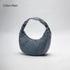 Calvin Klein Women's CK Logo Denim Dumpling Shoulder Bag