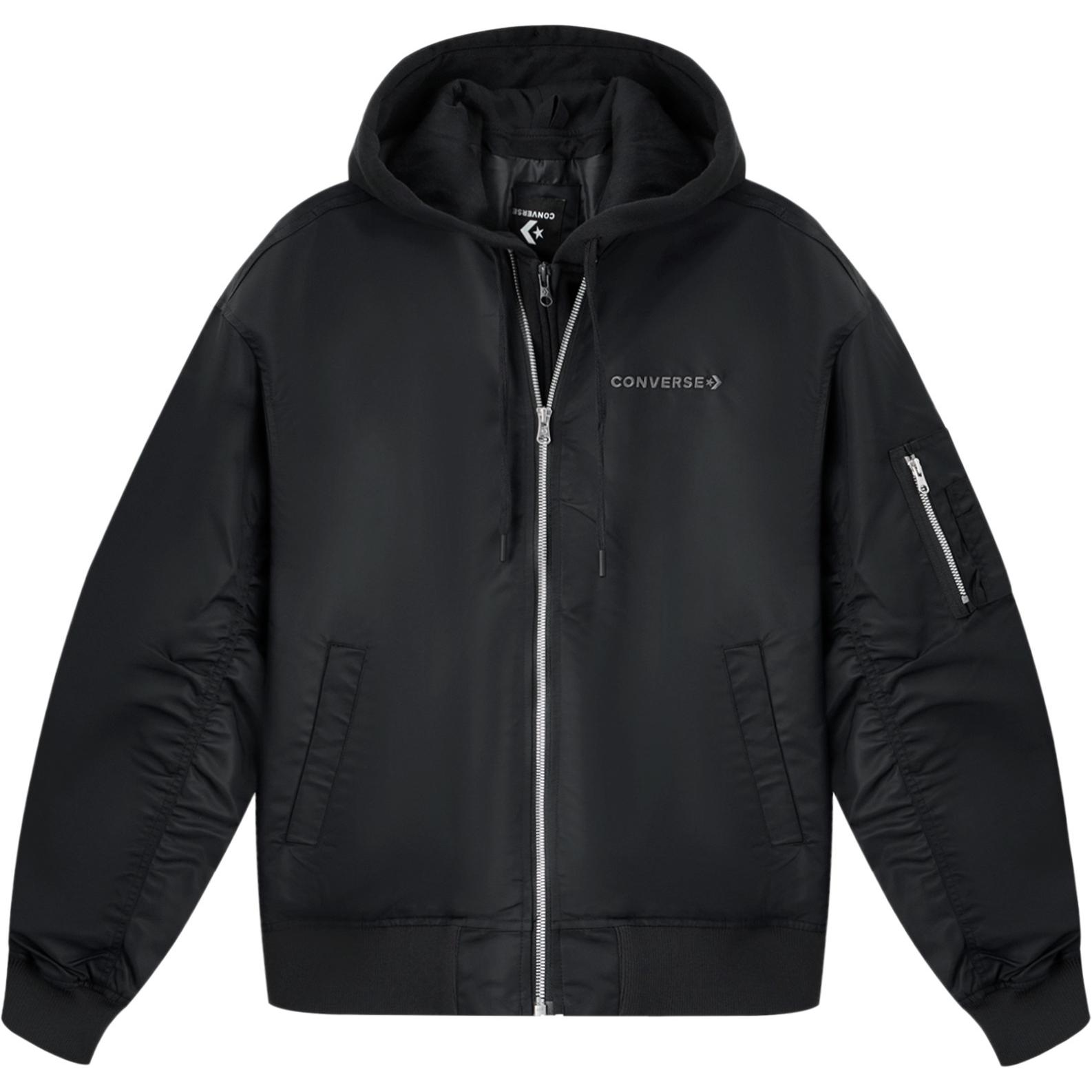 

New Converse Puffer Jacket Unisex Black 10028456-A02 M