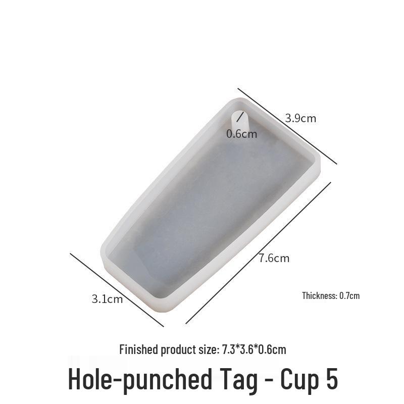 Poppy Pendant & Tag Silicone Mold Set for DIY Epoxy Crafts