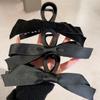 Große Samtschleife Mode Elegante Frauen Schwarze Schleife Haarklammer Haarspangen Vintage Satin Haarnadeln Koreanische Haarschmuck