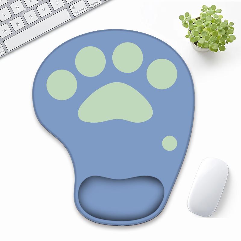 Ergonomic Cat Paw Mouse Pad With Wrist Rest Pad Comfortable Surface Mousepad For Gaming Office Home