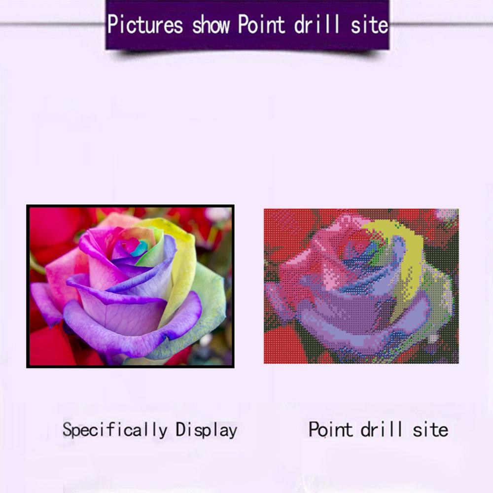 5D Diamantové malování Váza s růžemi DIY Dekorativní diamantové malování Pták Květina Křížková výšivka Zahrada Diamantová výšivka Domácí dekorace
