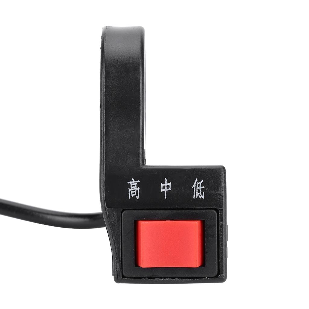 Electric Bike Scooter Handlebar Mounted Universal Three Speed Rocker Switch