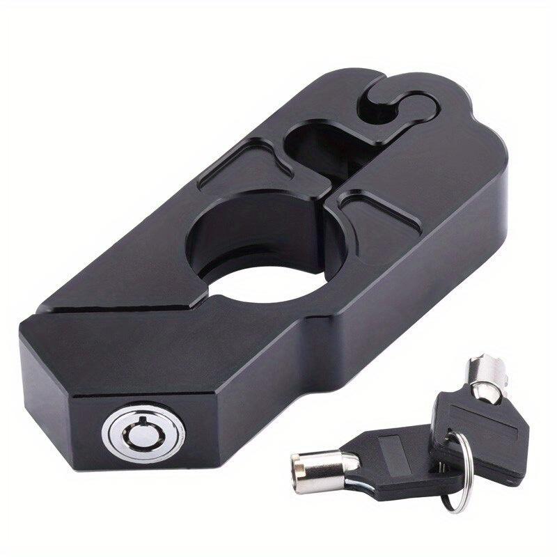 1pc Outdoor Safety Locks Motorcycle Handlebar Grip Street Security It Scooter Atv Dirt Bikes Auto Helmet Lock army green