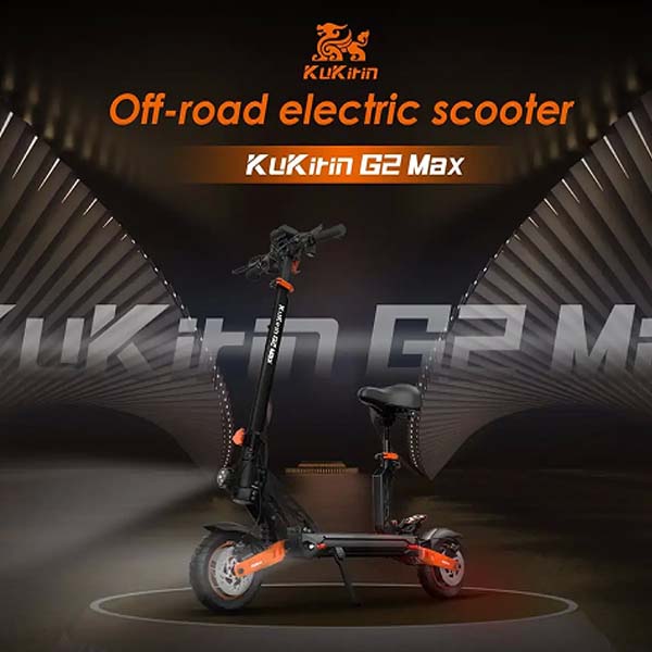 Kugookirin G2 Max Adult Electric Scooter 1000W Powerful EScooter Foldable Kick Scooter Electric Step 55KMH Max Speed