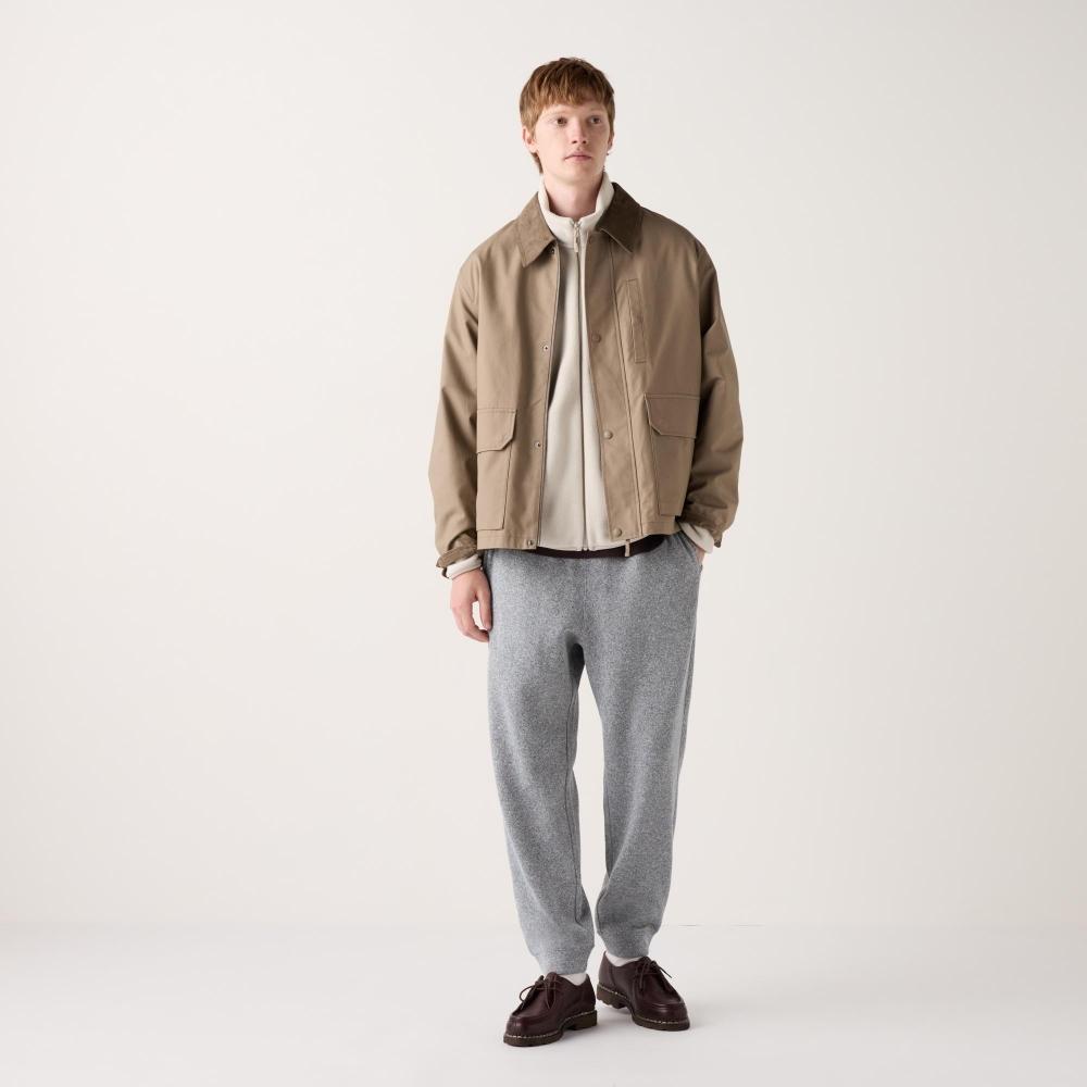 

Uniqlo Трикотажные флисовые легкие штаны-джоггеры 04 GRAY/MEN S