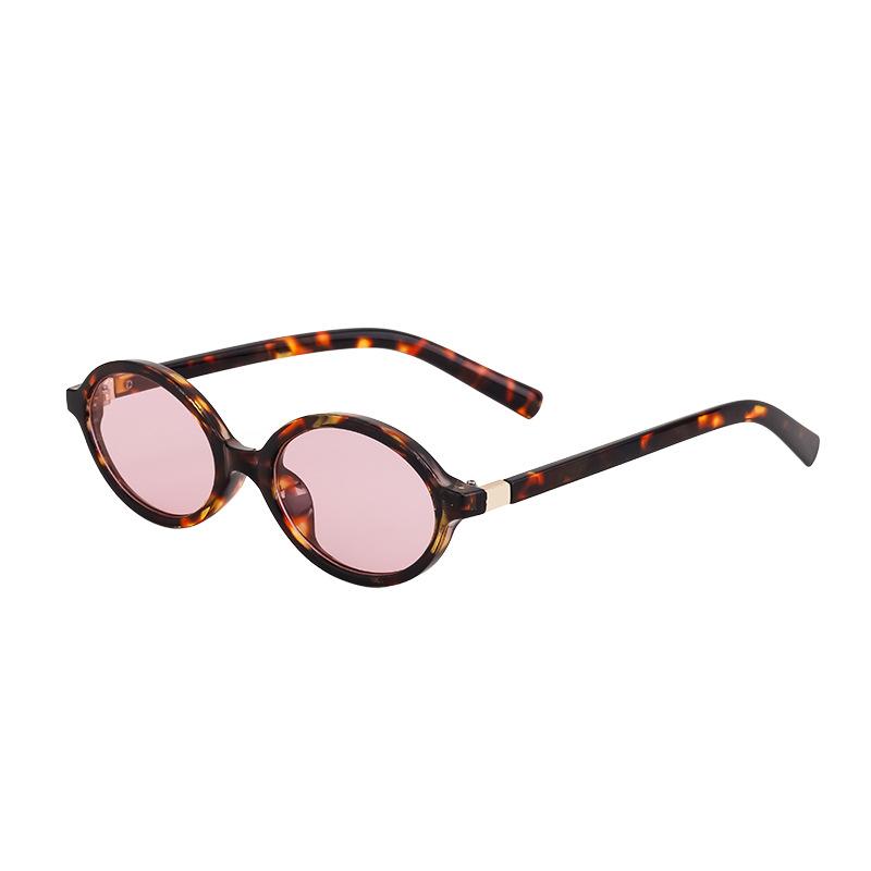 

JYL TS Women s Small Oval - Retro Street Style Sun-Protective Sunglasses YT-7786 c-1743 ярко-розовый