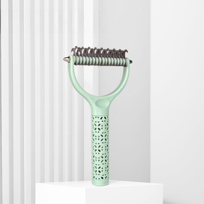 Pet comb pet knot comb double-sidedcombflea comb safe andskin friendly pet cleaningcat comb dog comb petcomb catand doguniversal