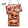 Living Room Halloween Decorations Decoration Hanging Sign Festive Party Wooden Decorative Plaque Easy Atmosphere Decor Hang for Indoor Outdoor Home